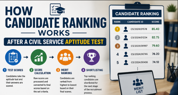 How Candidate Ranking Works After a Civil Service Aptitude Test