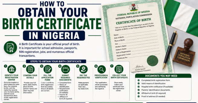 How to Obtain Your Birth Certificate