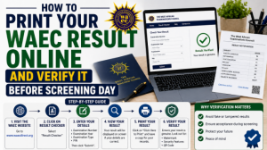 How to Print Your WAEC Result Online and Verify It Before Screening Day