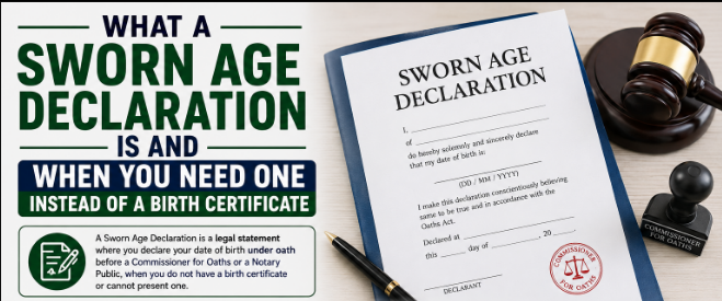 What a Sworn Age Declaration