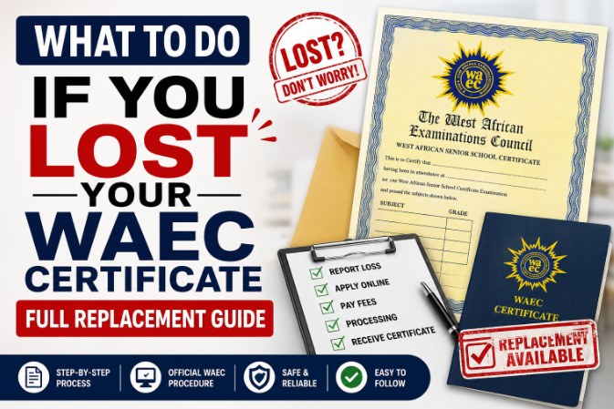 What to Do If You Lost Your WAEC Certificate
